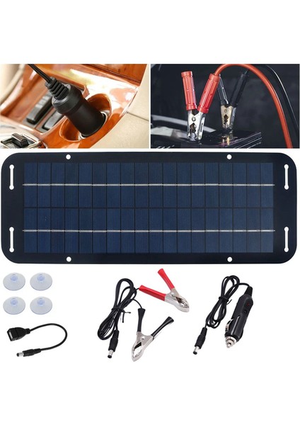 60W 12V Güneş Paneli Kiti Su Geçirmez Açık Kamp Akü Şarj Cihazı USB Araç Şarj Cihazı ile Güneş Plakası Araba Rv Karavan Için (Yurt Dışından) indirimleri