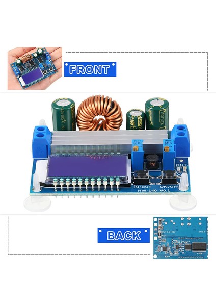 35W Dc 5.5-30V Ila 0.5-30V Dijital LCD Ekran Otomatik Adım Yukarı Aşağı Buck Boost Dönüştürücü Güç Kaynağı Modülü Ayarlanabilir (Yurt Dışından) fırsatları