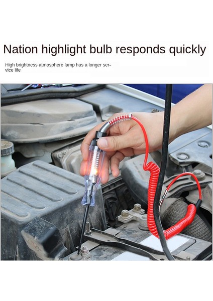 6V 12V 24V Otomotiv Elektrik Devre Test Cihazı Dijital Işık Probu Test Kalemi Araba Tekne Oto Aksesuarları Için (Yurt Dışından) fırsatları