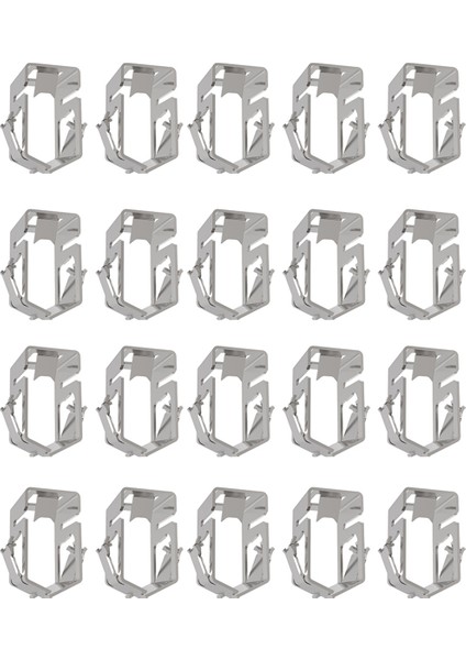 50PCS Pv Güneş Paneli Montaj Braketi, Tüm Çerçeve Yükseklikleri Için Metal Toka, Güneş Panelleri Çatı Için Güneş Panelleri Braketi (Yurt Dışından)