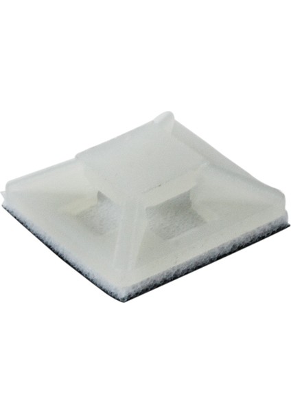 Kendinden Yapışkanlı Plastik Tel Paketi Tutucu 3mm Kablo Bağı Montaj Tabanı 100 Adet (Yurt Dışından) fırsatları