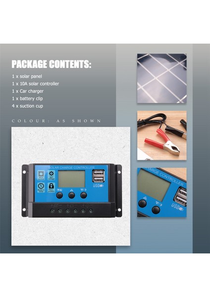 30W Esnek Güneş Paneli Güneş Pilleri Araba Rv Tekne Ev Çatı Van Kamp Güneş Pili, 10A Güneş Kontrol Modülü (Yurt Dışından)