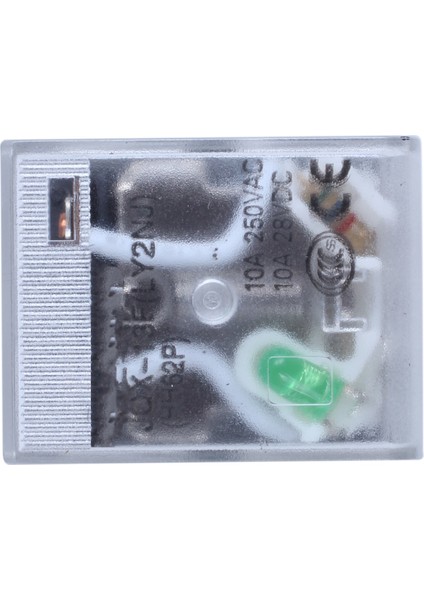JQX-13F Ly2 Dc 12V Bobin 8-Pin Dpdt Yeşil LED Elektromanyetik Röle (Yurt Dışından)
