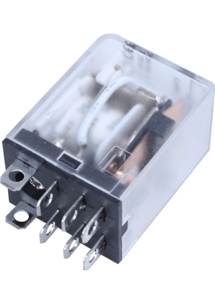 JQX-13F Ly2 Dc 12V Bobin 8-Pin Dpdt Yeşil LED Elektromanyetik Röle (Yurt Dışından)
