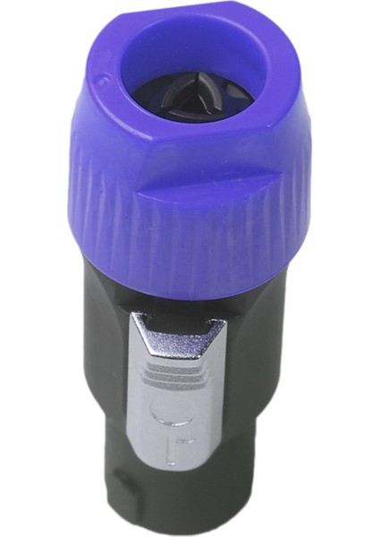 NL4FX Ohm Kafa Hoparlör Kablosu Amplifikatör Konektörü, Erkek Fiş Ses Kablosu NLT4X Konektörü - Mavi (Yurt Dışından)