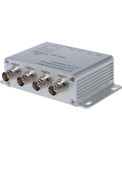 Utp 4 Kanallı Pasif Video Balun Alıcı-Verici (Yurt Dışından)