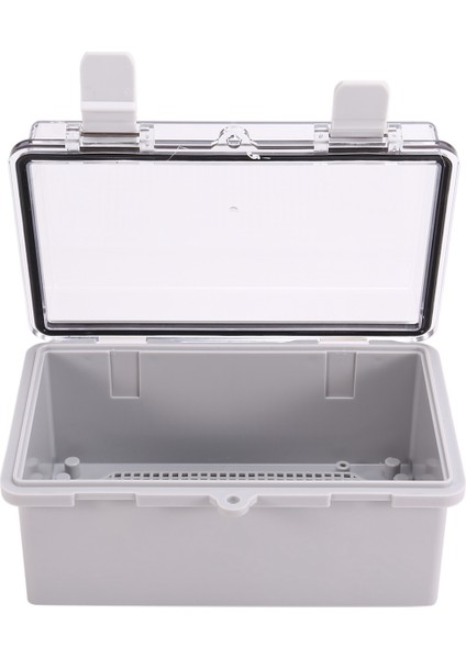 Su Geçirmez Gri Kapak Muhafaza Bağlantı Kutusu Abs Plastik Dış Mekan Su Geçirmez Elektrik Kutusu Bağlantı Kutusu 210X130X110MM (Yurt Dışından)