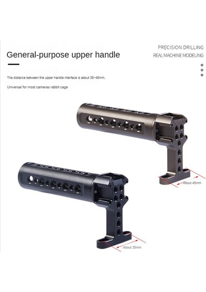 Tavşan Kafesi Metal Fotoğraf Ekipmanları 3 Kafa Sıcak Tek Kamera Üst Kaldırma Kolu Uzatma Aksesuarları, Bronz (Yurt Dışından) fiyatları