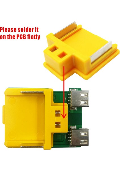 Makita 18V Li-Ion Pil Şarj Adaptörü Dönüştürücü BL1815 BL1830 Elektrikli El Aletleri Için 5 Adet Konnektör Terminal Bloğu (Yurt Dışından)