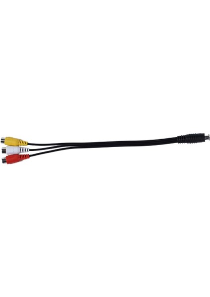 4 Pin S-Video - 3 Rca Dişi Tv Adaptörü Dizüstü Bilgisayar Kablosu (Yurt Dışından)