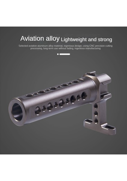 Tavşan Kafesi Metal Fotoğraf Ekipmanları 3 Kafa Sıcak Tek Kamera Üst Kaldırma Kolu Uzatma Aksesuarları, Bronz (Yurt Dışından) indirimleri