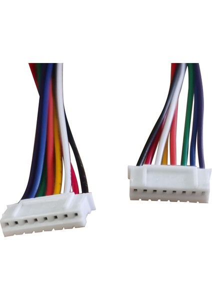 10 Takım Ph 2.0mm 8-Pin Erkek Dişi Konnektör Fiş Tel Kablo 20 cm 300 V Eş Yönlü Çift Uçlu Terminal Hattı (Yurt Dışından)