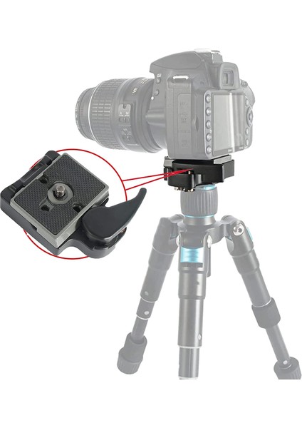 Manfrotto 200PL-14 Için 1/4 Inç Vidalı Kamera Hızlı Değiştirme Plakası + Hızlı Değiştirme Plakası Kelepçesi Kamera Tripod Top Kafası (Yurt Dışından) fiyatları