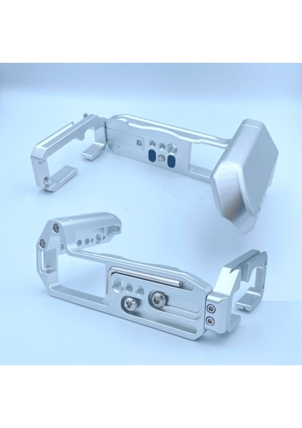 Hızlı Bırakma L Plaka El Kavrama Braketi 1/4 Vida Fujifilm Fuji X-T4 Kamera Kavrama Tabanı Tutucu Pull-Out Versiyonu Gümüş (Yurt Dışından) fiyatları
