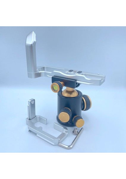 Hızlı Bırakma L Plaka El Kavrama Braketi 1/4 Vida Fujifilm Fuji X-T4 Kamera Kavrama Tabanı Tutucu Pull-Out Versiyonu Gümüş (Yurt Dışından) fırsatları