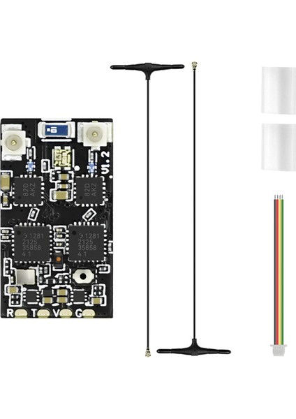 Sequre 2.4ghz Çift Rx Gerçek Çeşitlilik Çift Anten Alıcısı Fpv Yarış Drone Sabit Kanat Yüksek Yenileme Hızı Düşük Gecikme-A (Yurt Dışından) indirimleri