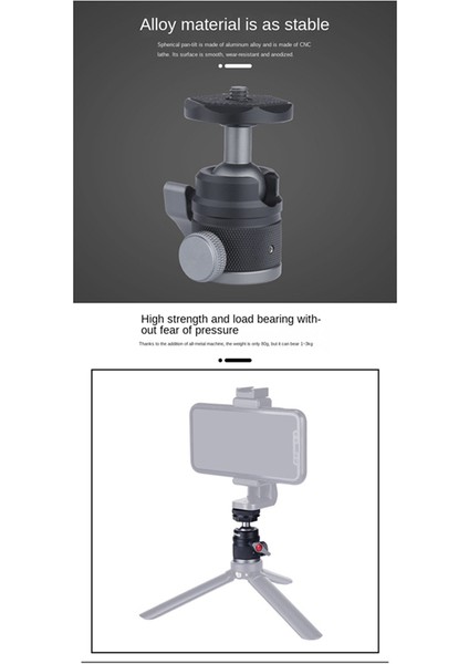 360° Dönebilen Mini Fotoğrafçılık Canlı Cep Telefonu Standı Pan Tilt Çıkarılabilir Soğuk Ayakkabı Montajlı Kamera Aksesuarları (Yurt Dışından) fiyatları