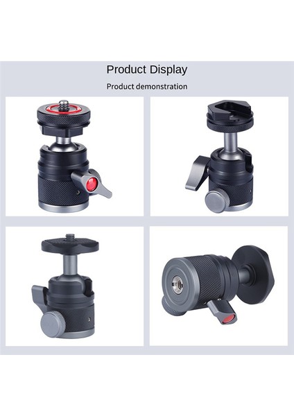 360° Dönebilen Mini Fotoğrafçılık Canlı Cep Telefonu Standı Pan Tilt Çıkarılabilir Soğuk Ayakkabı Montajlı Kamera Aksesuarları (Yurt Dışından) fırsatları