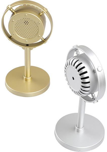 Vintage Stil Mikrofon Simülasyonu Klasik Retro Dinamik Vokal Mikrofon Canlı Performans Şarkı Söylemek Için Evrensel Stand Siyah (Yurt Dışından)