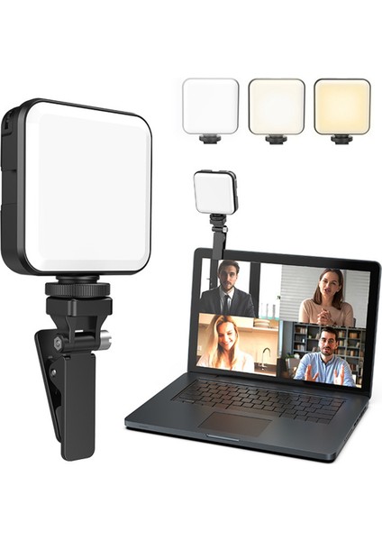 FL02 Mini Kamera Dolgu Işığı LED Canlı Selfie Işığı Cep Telefonu Bilgisayar Dolgu Işığı Video Konferans Karartma Dolgu Işığı (Yurt Dışından) fırsatları