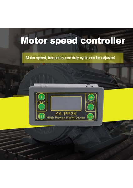ZK-PP2K Pwm Dc 3.3-30V 12V 24V Motor Hız Kontrol Regülatörü 8A 150W Ayarlanabilir LED Dimmer Darbe Frekansı Görev Oranı (Yurt Dışından)