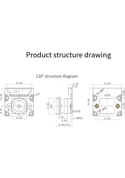 Raspberry Pi 5 Kamera Için 8mp Kamera Modülü IMX219 130 Derece Görüş Açısı Csı Arayüz Kamerası (Yurt Dışından) modelleri