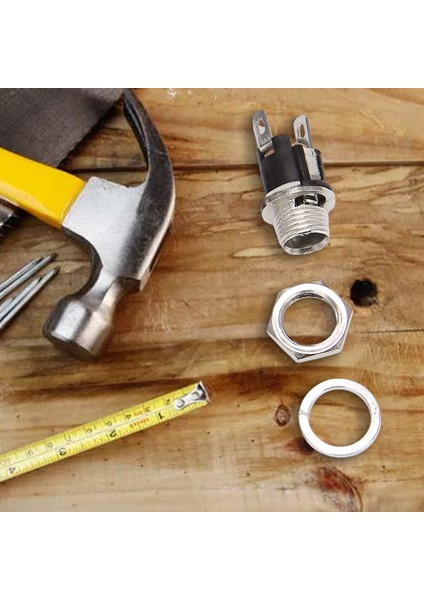 5 Adet 5.5mmx2.1mm Dc Güç Jakı Soketi Dişi Panel Montaj Konnektörü (Yurt Dışından)