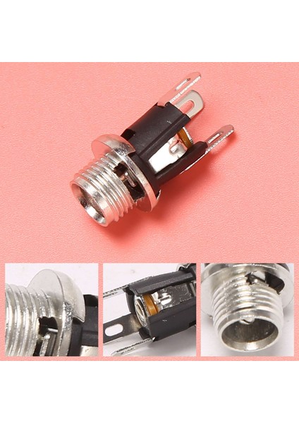 5 Adet 5.5mmx2.1mm Dc Güç Jakı Soketi Dişi Panel Montaj Konnektörü (Yurt Dışından)