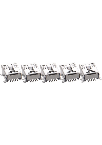 5 Adet Mini USB Tip B Dişi Bağlantı Noktası 5-Pin 180 Derece Smd Smt Pcb Jak Soketi (Yurt Dışından)