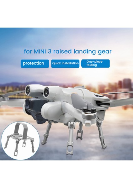 Mini 3 Pro / Mını 3 Uçuş Yüksekliği Bacaklar Genişletici Hızlı Kurulum Aksesuarları Için Koruyucu Katlanabilir Iniş Takımı (Yurt Dışından) fırsatları