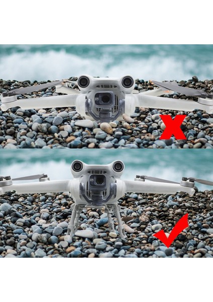 Mini 3 Pro / Mını 3 Uçuş Yüksekliği Bacaklar Genişletici Hızlı Kurulum Aksesuarları Için Koruyucu Katlanabilir Iniş Takımı (Yurt Dışından) indirimleri