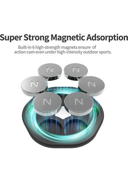 Sunnylıfe Osmo Pocket3 INSTA360 Go3 Metal Taban Genişletme Adaptörü Direksiyon Çok Işlevli Kullanışlı Tutucu (Yurt Dışından)