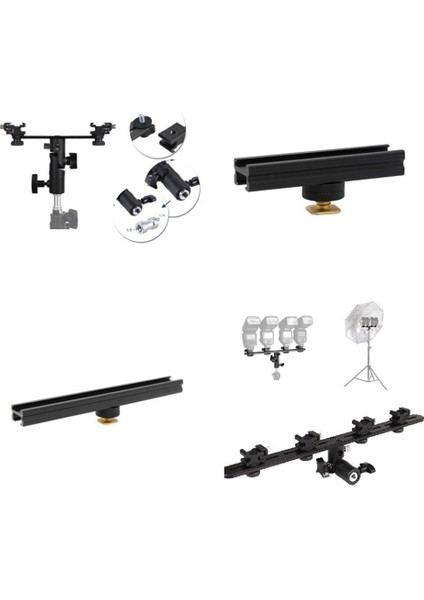 Flaş Tabanı Reflektör Flaş Kılavuzu Fotoğrafçılık Dolgu Işığı Standlı Telefon Çok Pozisyonlu Canlı Akış Slayt Standı, D (Yurt Dışından) indirimleri