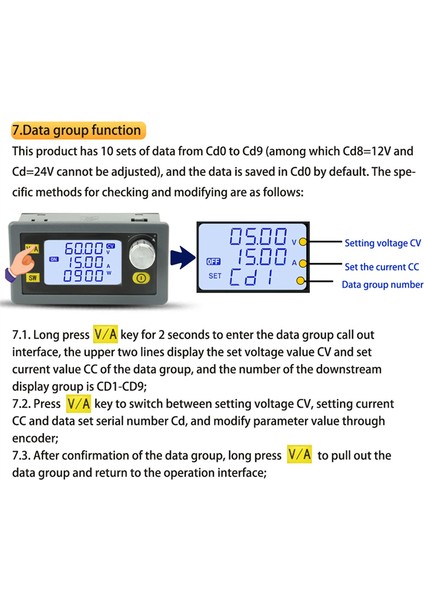 XY6015L Ayarlanabilir Dc Sabit Voltaj Güç Kaynağı Sabit Voltaj ve Sabit Akım 15A/900W Adım Aşağı Modülü, B (Yurt Dışından)