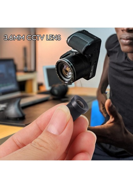 3.6mm 92 Derece Geniş Açı Cctv Kamera Ir Kurulu Lens Odak 1/3 "ccd Için (Yurt Dışından)