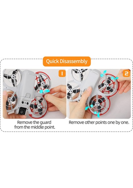 Djı Neo Fpv Drone Için Pervane Koruyucu Darbe Emici Pervane Koruma Kılıfı Drone Yedek Aksesuarları Kırmızı (Yurt Dışından) fiyatları