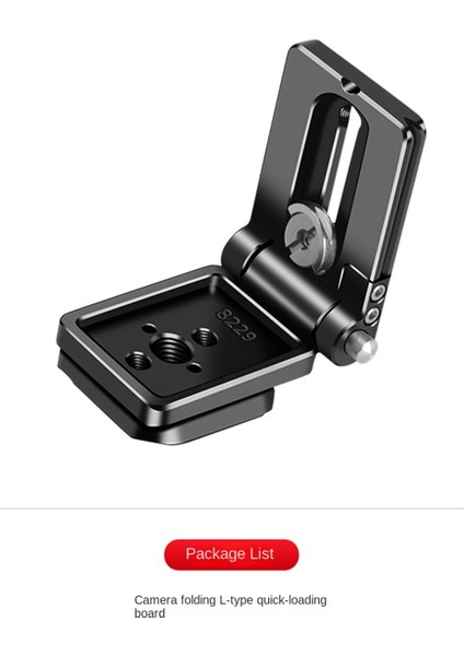 Katlanabilir Dslr Kamera L Braketi Ayar Açısı, Çeşitli Kameralar Sabitleyiciler Için Uygun Hızlı Çıkarma Plakası (Yurt Dışından)