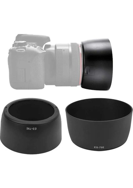 Canon Ef 85MM F/1.2l, 80-200MM F/2.8l Lensler Için ES-79II Lens Siperliği (Yurt Dışından) fırsatları