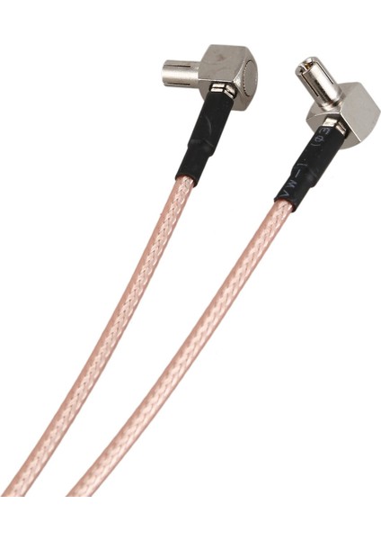 Sma Dişi - Y Tipi 2 x Ts9 Erkek / Crc9 Erkek Konnektör Ayırıcı Birleştirici Pigtail Kablo Rg 316 30 cm Altın (Yurt Dışından)