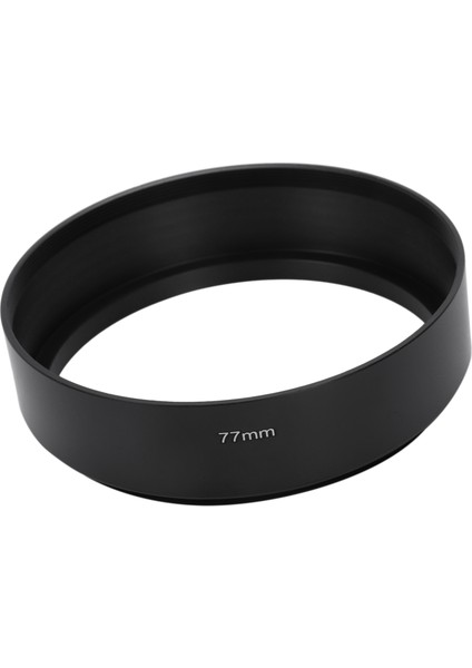 Telefoto 80-200MM Lens Gölgeliği Için Vida Bağlantılı 77MM Başlık Siyah (Yurt Dışından)