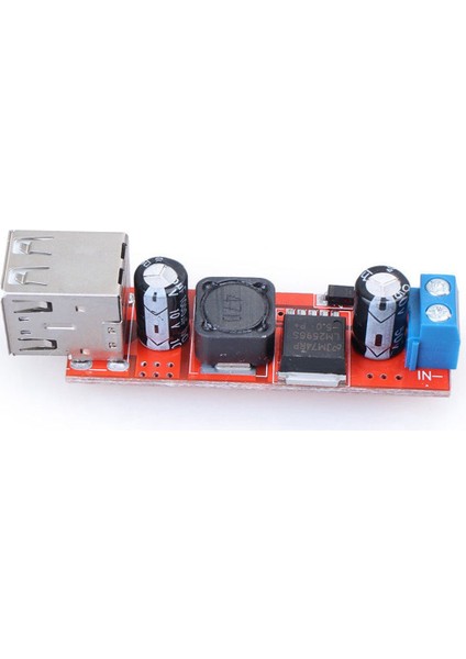Çift USB 9V/12V/24V/36V - 5V Dönüştürücü Dc-Dc 3A Kademeli Güç Modülü (Yurt Dışından)