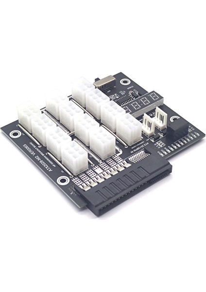 Madencilik Breakout Kartı 12 Port 6pin Konnektör Güç Modülü Hp 500W 800W 1400W 1600W Psu Gpu Grafik Kartı Için (Yurt Dışından)