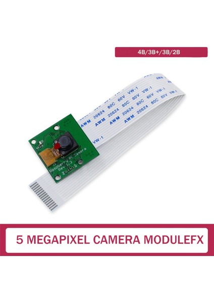 Raspberry Pi Için Hd Kamera Modülü 2b/3b/4b Kamera Modülü 5mp OV4647 Geniş Açı Kamera Modülü (Yurt Dışından) fırsatları