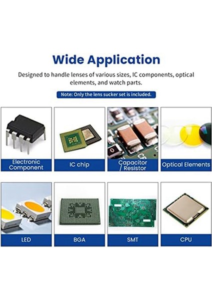 Sekiz Bir Arada Kamera Lens Emici Seti 7 Değiştirilebilir Vakumlu Kalem Lens Onarımı ve Temizliği Için Alet (Yurt Dışından) modelleri