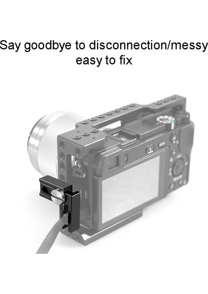 HDMI Kablo Kelepçesi Evrensel Kamera Kafesi HDMI Kilit Kelepçesi Slr Kamera Aksesuarları Hızlı Bırakma Plakası (Yurt Dışından) modelleri
