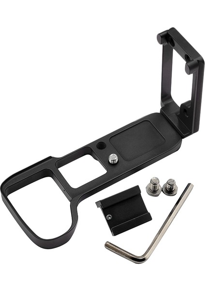 Sony A9 A7 Mark Iıı A7III A7RIII A7R3 Quick Release L Plaka Kamera Braketi Tutucu Siyah Için Sıcak Ayakkabı ile Dikey Çekim El Kavrama (Yurt Dışından)