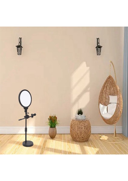 26CM Fotoğraf Aydınlatma Telefon Halka Işığı Tripod Standı Fotoğraf LED Selfie Uzaktan Kumanda Lambası Canlı Dolgu Işığı (Yurt Dışından)