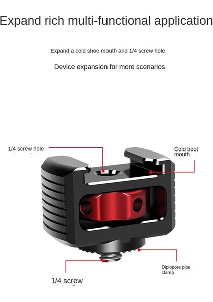 Zhıyun Weebills Gimbal Için Soğuk Ayakkabı Uzatma Plakası, LED Video Işığı Için 1/4 Inç Vida Bağlantı Montajı (Yurt Dışından) indirimleri