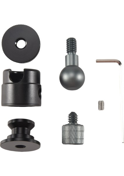 1/4 Mini Küresel Başlı Vida 360 Derece Mini Küresel Başlı Tripod Başlığı, Dslr ve Aksiyon Kameraları Için Uygun (Yurt Dışından)