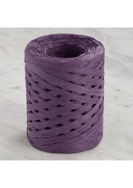 Natural Raffia 90 gr Mor Kağıt İp - 42